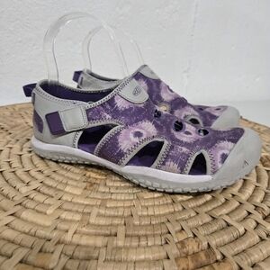 Keen Stingray Purple Tie Dye Closed Toe Water Shoes 5